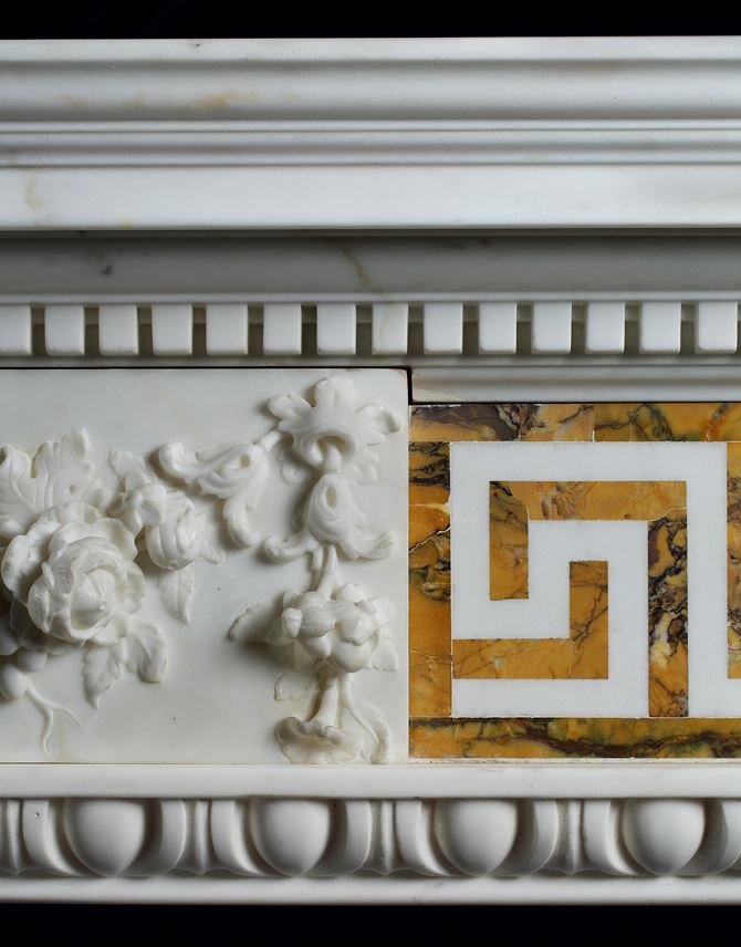 A George II convent sienna marble chimneypiece | MasterArt